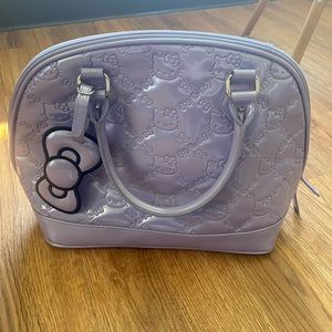 Loungefly Hello Kitty Pastel Patent Purple Tote